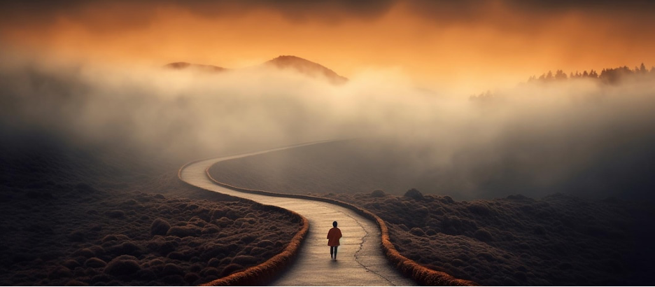 A path into the mist